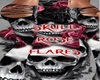 Skull Rose Flares
