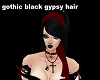 black gothic gypsy hair