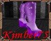 Purple Cora boots