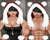 SANTA HATS+HAIR /M