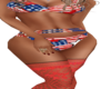 sexy flag bikini