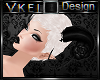 V' +Small Horns Black+