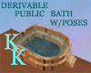 (KK)DRVBL TUB BATH WOOD