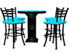 Teal bar stools