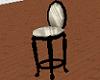 (k)black and white stool