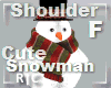 R|C Snowman Left Xmas F