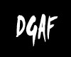 |bk| DGAF sign white