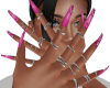 Pipa Pink Nails + Rings