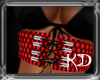 (kd) Corset Red