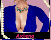 AXL Blue Fall Skirt RL