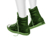 Green sneakers
