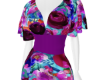 Purple Flutter Dress