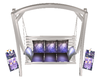 White with Purple Swing