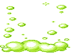 Lime Green Bubbles