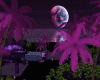 Neon Island in moonlight