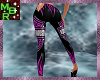 HD PVC leggings MX purp.