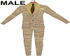Tweed Suit +Tie Male