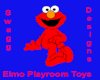 Elmo Playroom Toy Basket