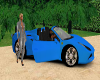 Metallic Blue Ferrari GT