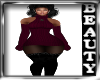 BURGANDY SWEATER MINI@