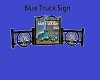 Blue Truck Sign