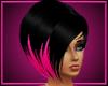 Black&Hot Pink Kim hair