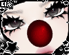 . red clown nose