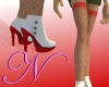 ~N~ Spats & Red Fishnet