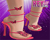 K- Butterfly Pink Heels
