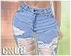 Ripped Jeans M | Blue