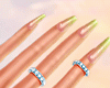 Pixie's Nails with rings