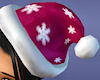 !Snowflake hat pink