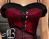 -MB- Corset Fur Red M