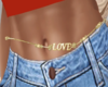 Stylish Love Belly Chain