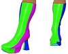 rainbow candy boots