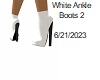 [BB] White Ankle Boots 2