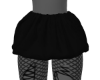 .M. PuffBall Skirt BLK+